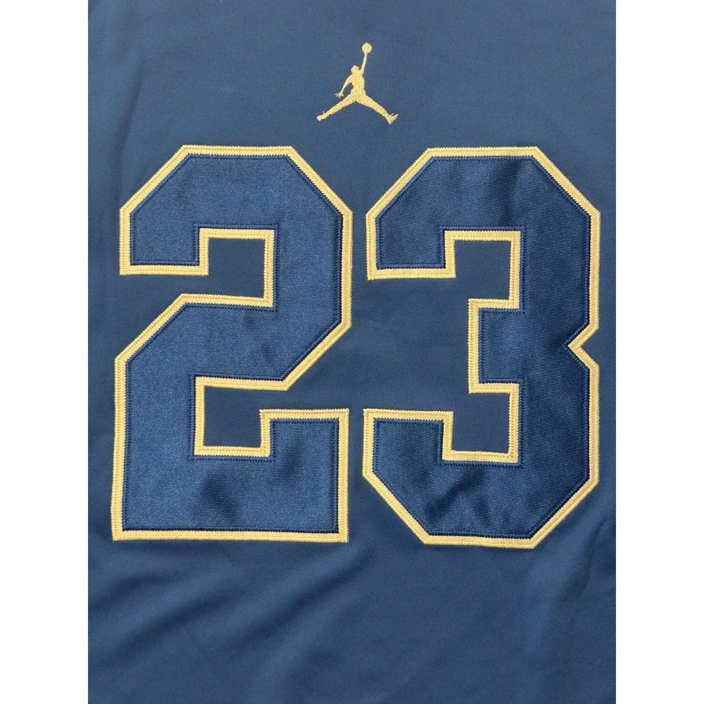 Jordan Brooklyn Oversized Hockey Jersey Sport Blue Sail HV0109-459 Mens M